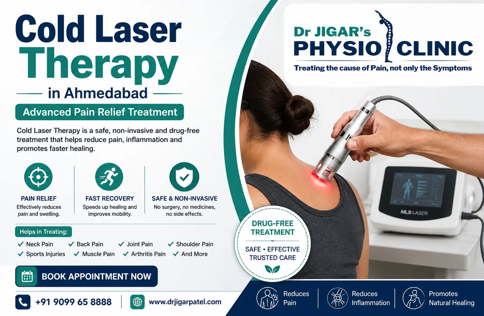 Advanced Cold Laser Therapy for Pain Relief in Ahmedabad 